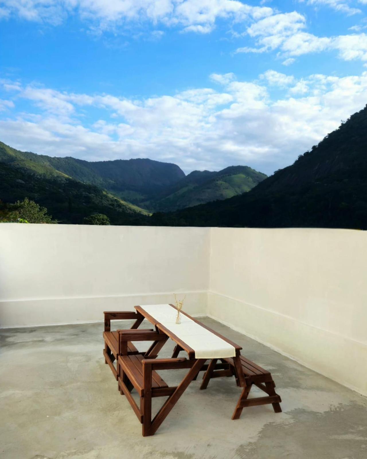 Cantinho Na Serra - Apartamento Санта-Мария-Мадалена Экстерьер фото
