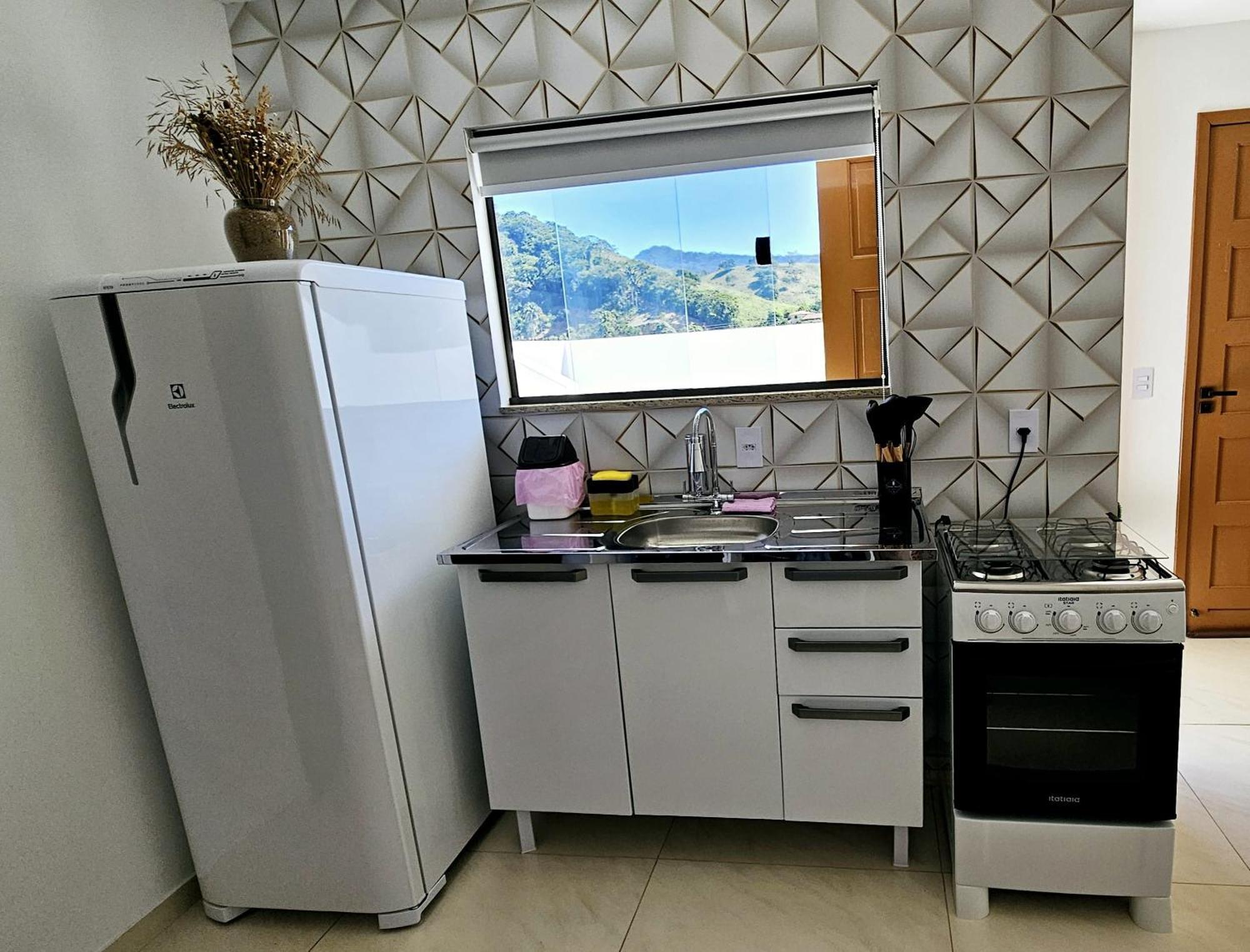 Cantinho Na Serra - Apartamento Санта-Мария-Мадалена Экстерьер фото