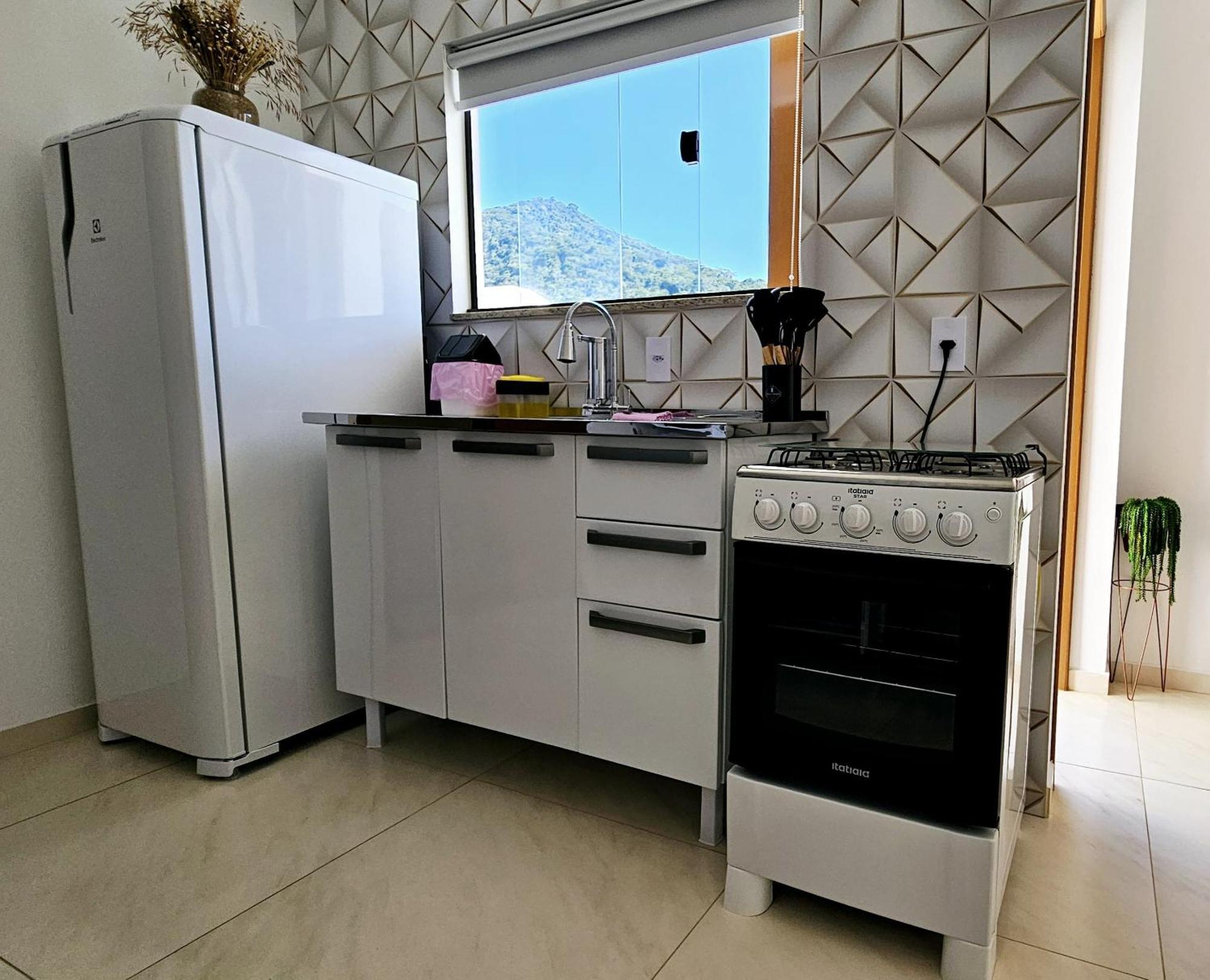Cantinho Na Serra - Apartamento Санта-Мария-Мадалена Экстерьер фото